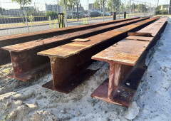4 stuks HEA 340 | HE 300A stalen balken van 11,30 meter lang - Foto 1