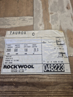 Steenwol isolatie - Harde persing - 10 cm dik - Rockwool - Foto 3