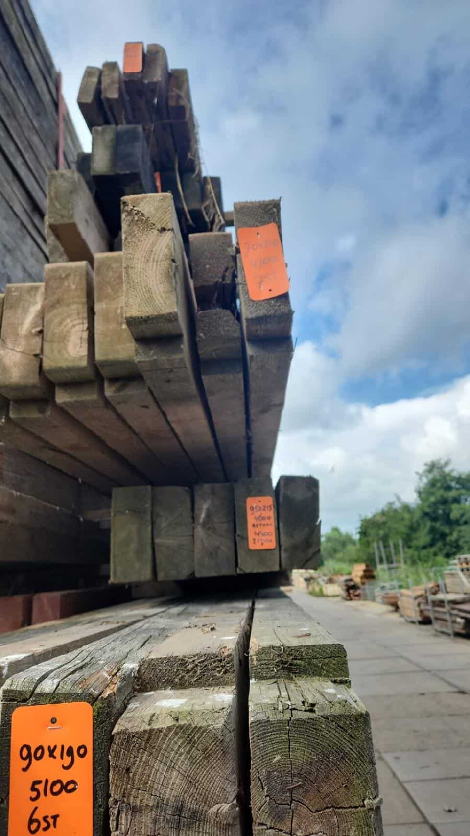 Vuren houten balken - Foto 5