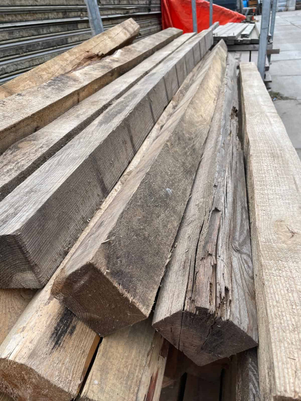Houten palen - Foto 2