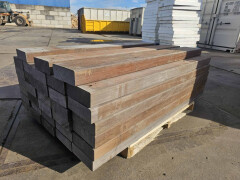 Hardhouten balken, geschaafd - Foto 1