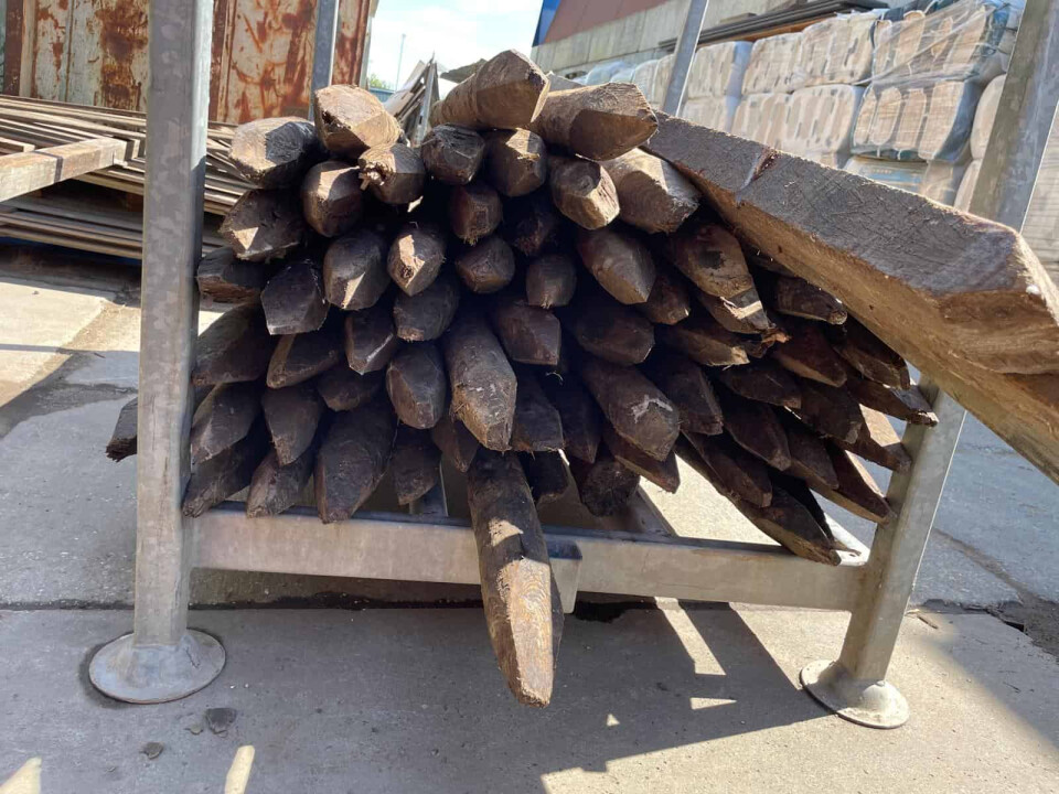 Gecreosoteerde (weide)palen - Foto 2