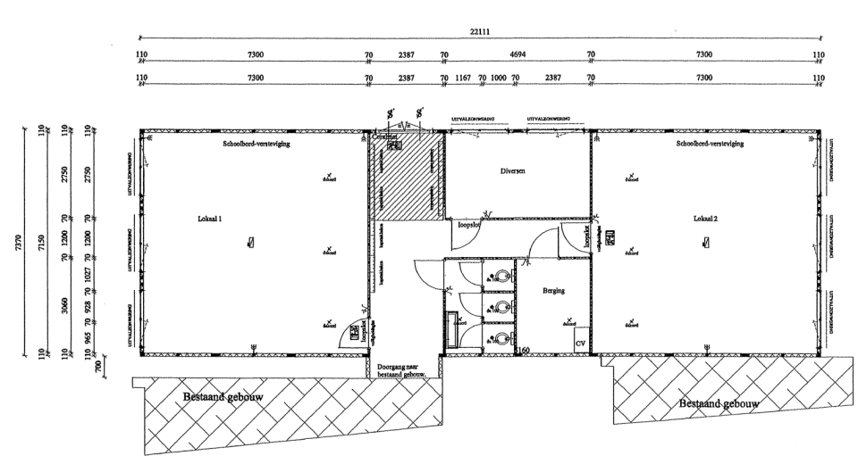 9x De Meeuw Mx-21 units 160 m² tijdelijke woon-/kantine unit - Foto 2