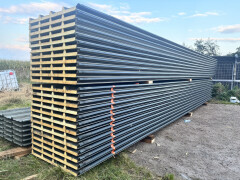 500 m² sandwichpanelen gebruikte dakpanelen 40/80 mm dik - Foto 1