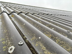 1.000+ stuks vezelcement golfplaten in de kleur zwart/blauw - Foto 4