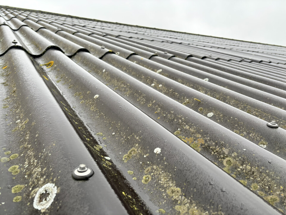 1.000+ stuks vezelcement golfplaten in de kleur zwart/blauw - Foto 4