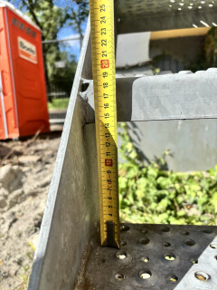 32 stuks gegalvaniseerde stalen trap / steektrap (150 cm H) - Foto 15