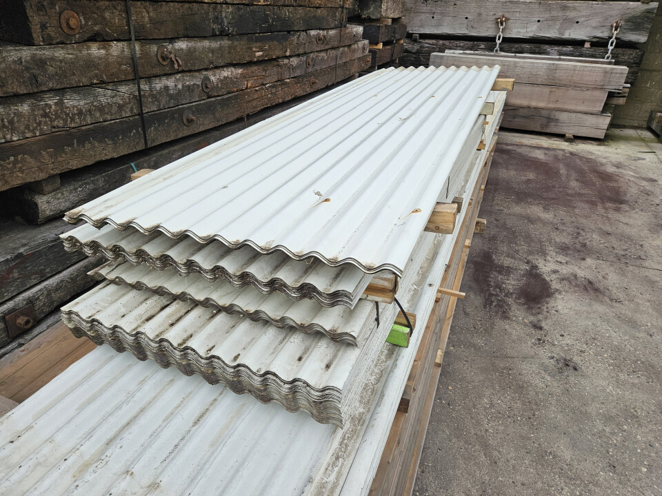 Gebruikte golfplaten grijs metaal - Foto 7