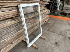 Gebruikte ramen 90 x 130 cm vast dubbel glas - modulair - Foto 2