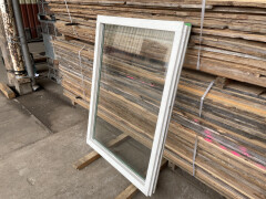 Gebruikte ramen 90 x 130 cm vast dubbel glas - modulair - Foto 3