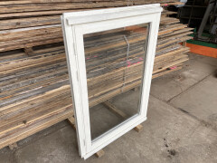 Gebruikte ramen 90 x 130 cm openslaand dubbel glas - Foto 4