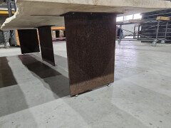Corten stalen tafelpoot - WF089 - Foto 2