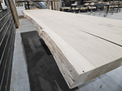 Boomstamtafel Eiken uit 2 delen 350 x 90 cm - WF087 - Foto 4