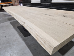 Boomstamtafel Eiken uit 2 delen 350 x 90 cm - WF087 - Foto 5