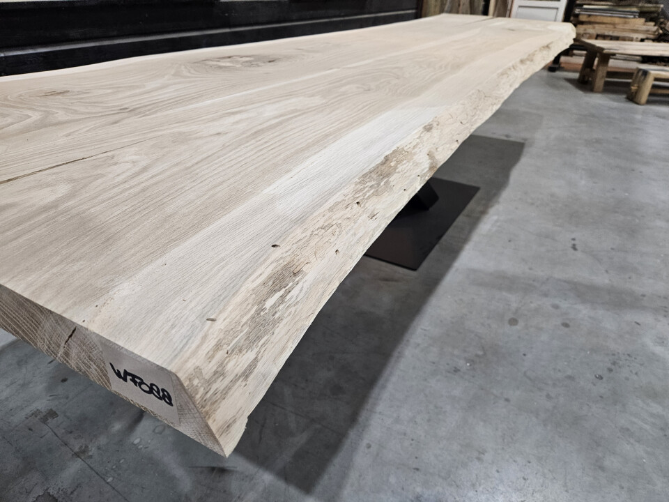 Boomstamtafel Eiken uit 2 delen 350 x 90 cm - WF088 - Foto 3