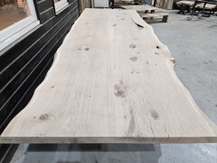 Boomstamtafel Eiken uit 2 delen 350 x 120cm - WF085 - Foto 3