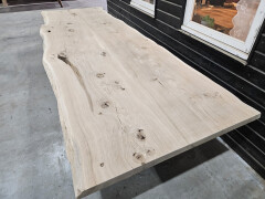 Boomstamtafel Eiken uit 2 delen 350 x 120cm - WF085 - Foto 4