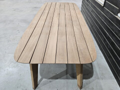 Tafelblad tuintafel Iroko 240x100 cm - WF084 - Foto 4