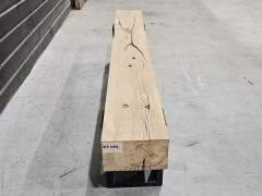 Meubel oude eiken spoorbielzen 160x22 cm inclusief onderstel - WF072 - Foto 3