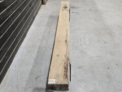 Meubel oude eiken spoorbielzen 260x22 cm inclusief onderstel - WF070 - Foto 3