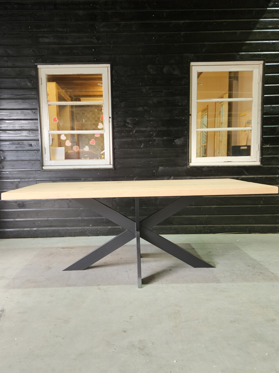 Tafelblad oud eiken 200x95 cm - WF063 - Foto 2