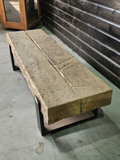 TV-meubel Oude spoorbielzen 160x50 cm inclusief onderstel - WF061 - Foto 3