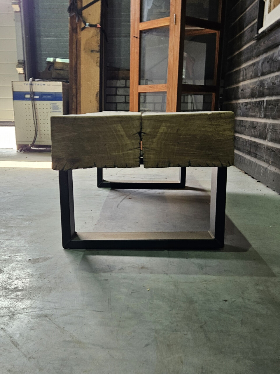 TV-meubel Oude spoorbielzen 160x50 cm inclusief onderstel - WF061 - Foto 4