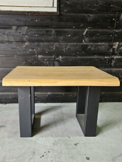 Salontafel nieuw eiken 66x53 cm inclusief onderstel - WF054 - Foto 1