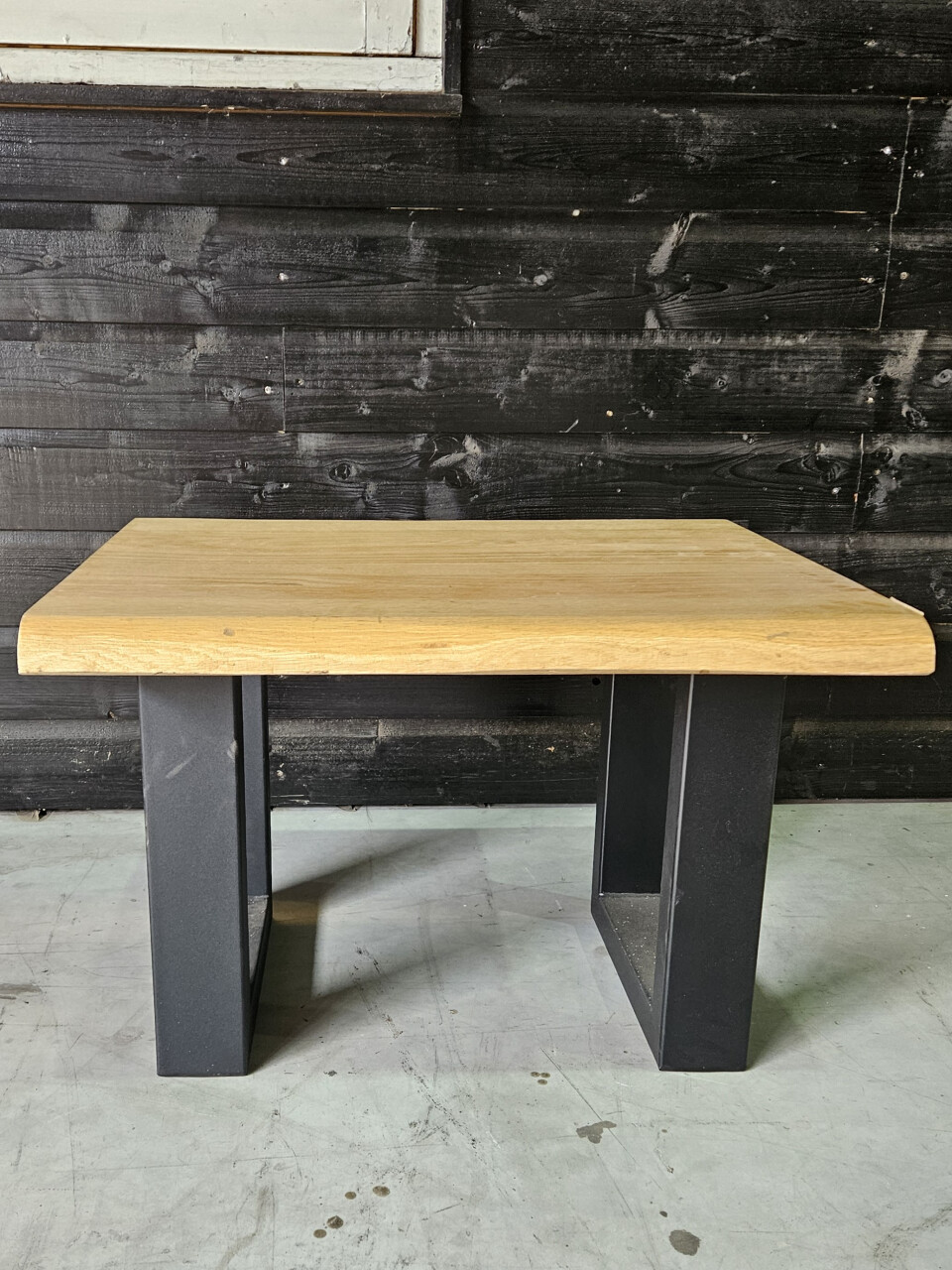 Salontafel nieuw eiken 66x53 cm inclusief onderstel - WF054