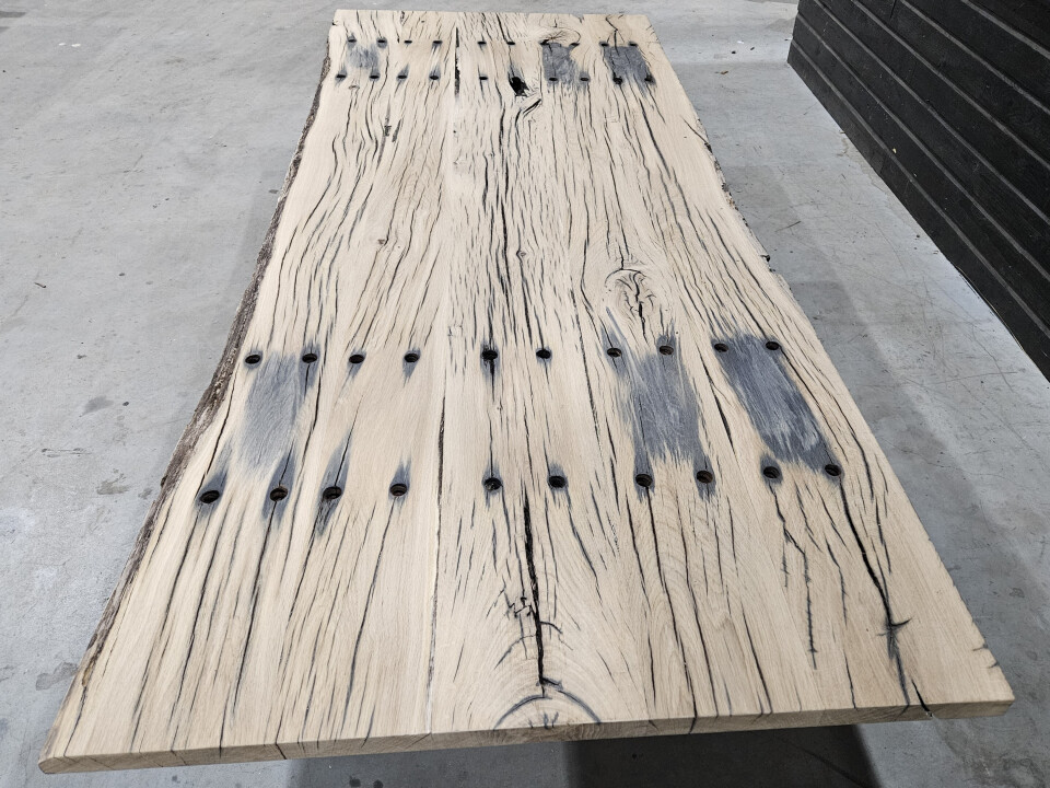 Tafelblad Spoorbiels boven 240x100 cm - WF048 - Foto 2