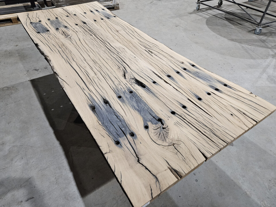 Tafelblad Spoorbiels boven 240x100 cm - WF048 - Foto 4