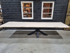 Boomstamtafel Populier uit 2 delen 380cm - BT022 - Foto 1