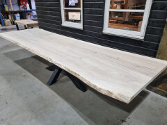 Boomstamtafel Populier uit 2 delen 380cm - BT022 - Foto 2