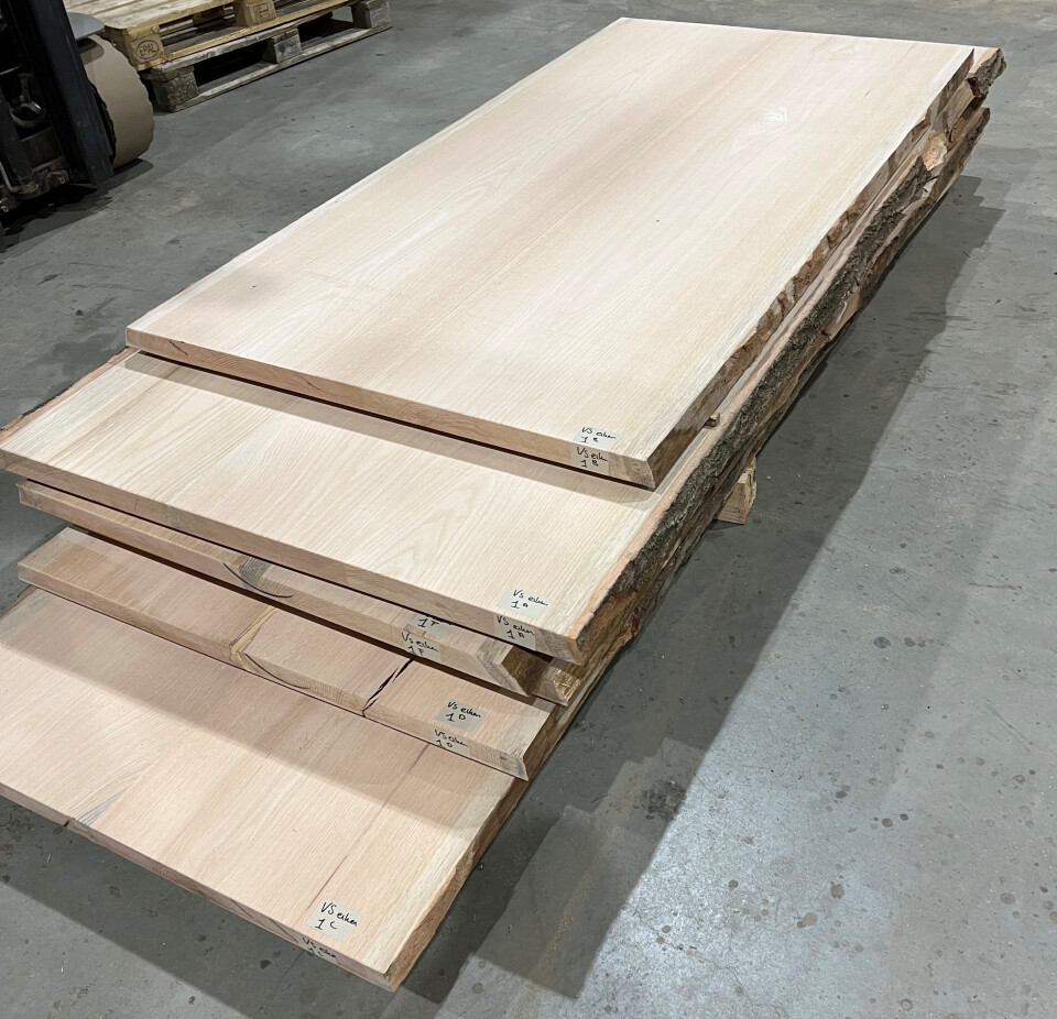 Boomstamtafel Amerikaans eiken 2 delen 196cm - BT017 - Foto 3