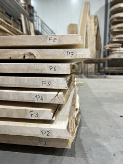 Boomstamtafel Populier uit 2 delen 375cm - BT005 - Foto 3