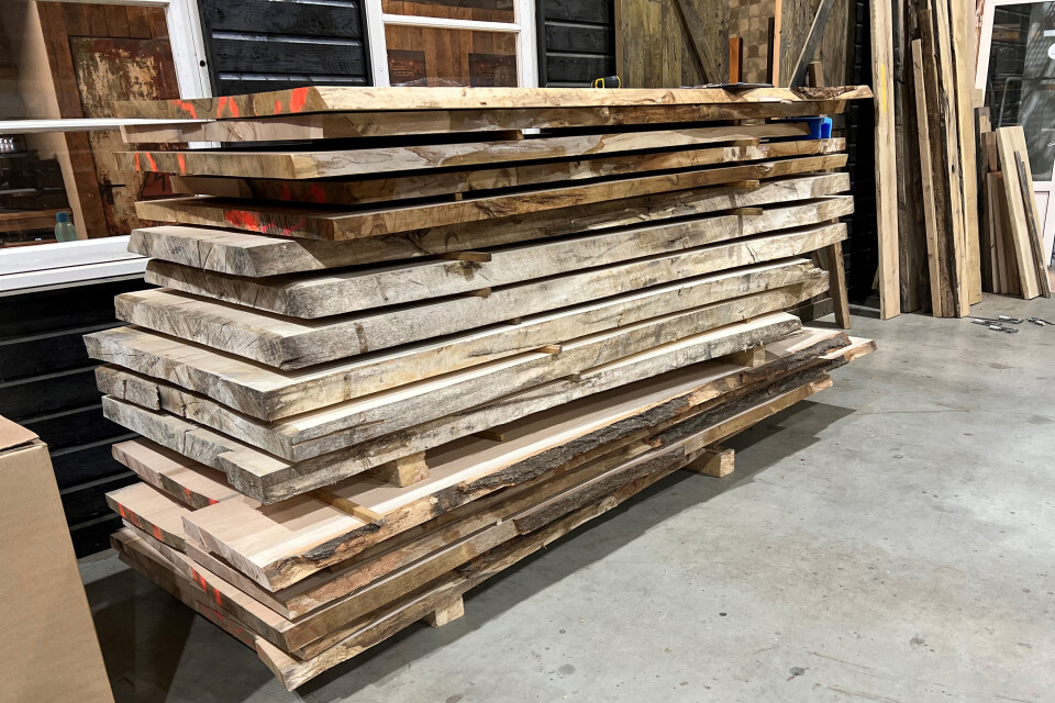 Boomstamtafel Populier uit 2 delen 375cm - BT005 - Foto 4