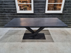 Tafelblad van oude azobe scheepsplanken 200x93 cm - WF007 - Foto 1