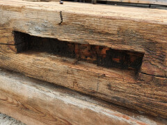 Oud grenen balken - Foto 3