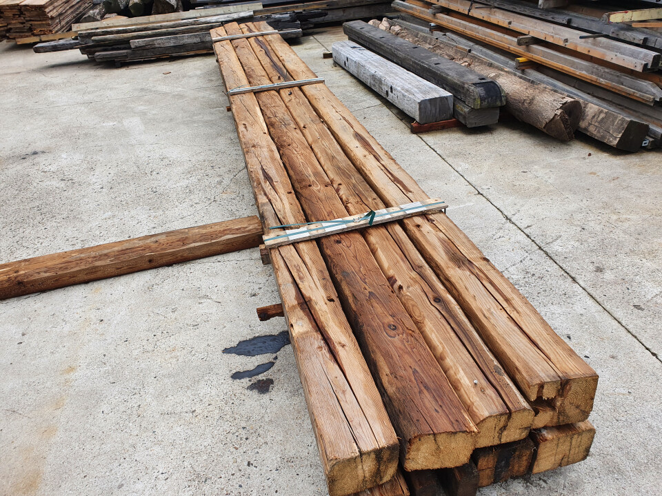 Oud grenen balken - Foto 5