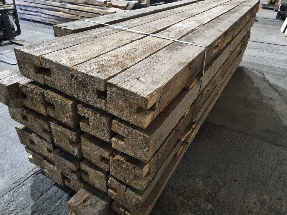 Oud grenen balken - Foto 7