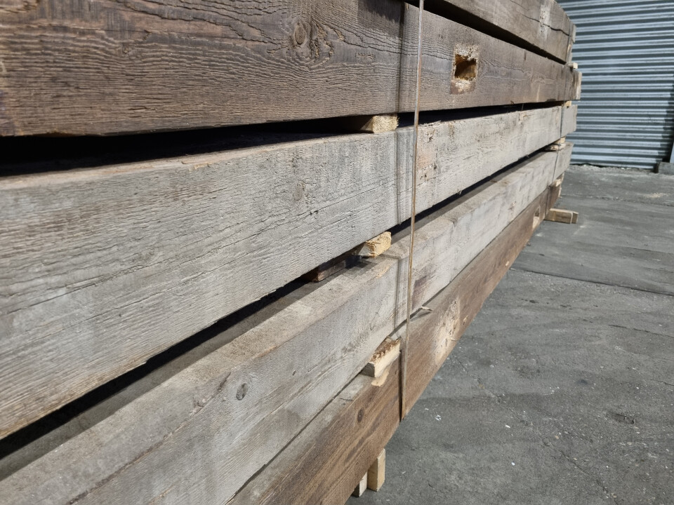 Oud grenen balken - Foto 8