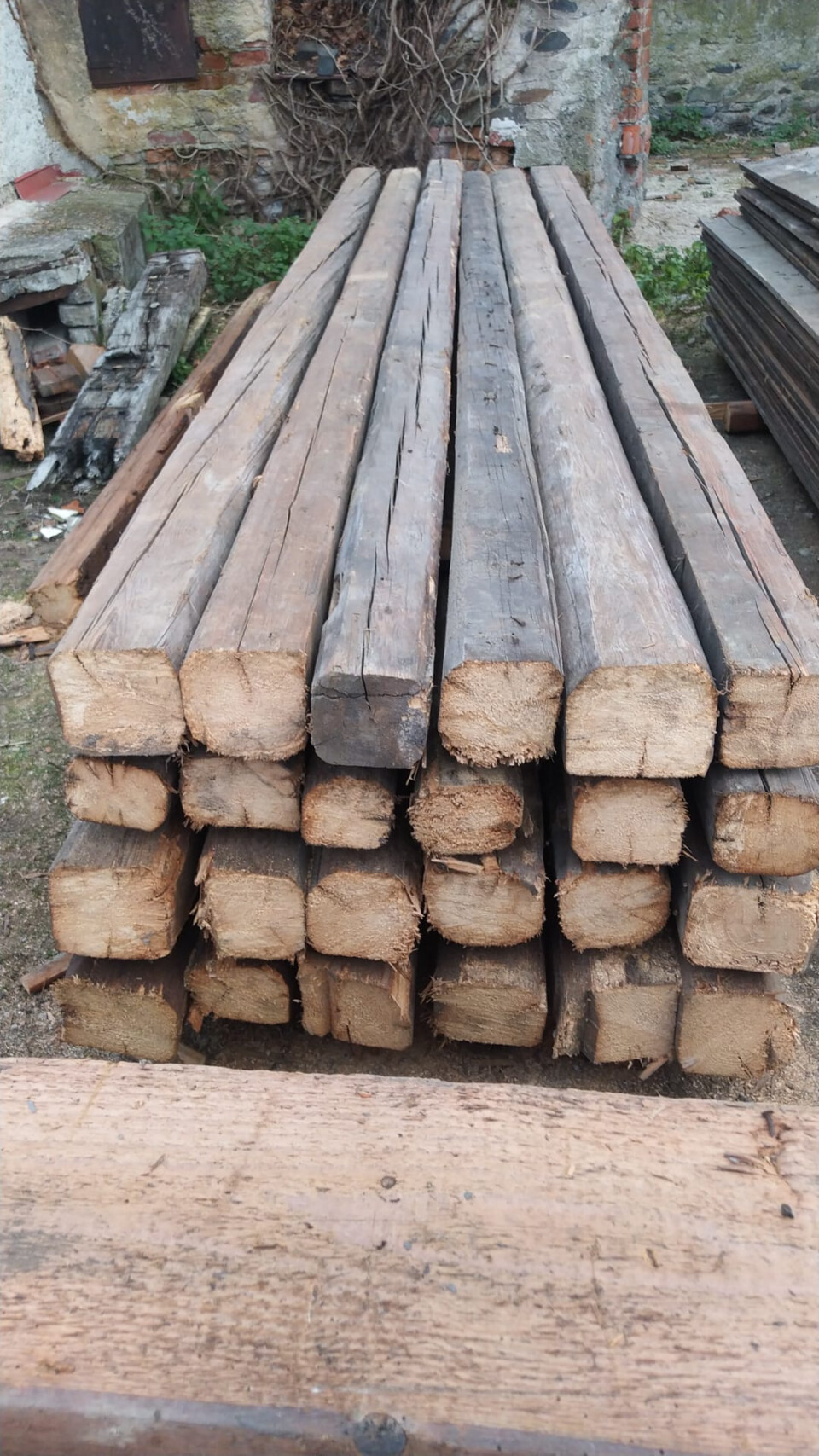 Oud grenen balken - Foto 19