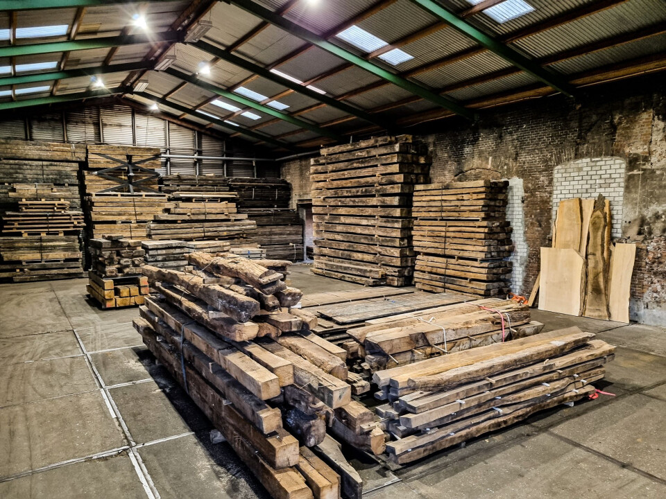 Oud grenen balken - Foto 22