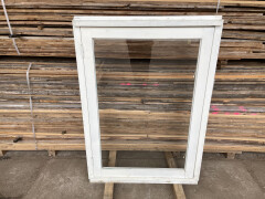 Gebruikte ramen 90 x 130 cm openslaand enkel glas zonder roede - Foto 2
