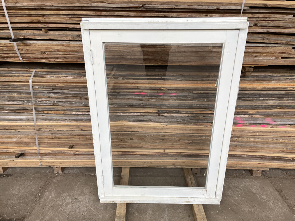 Gebruikte ramen 90 x 130 cm openslaand enkel glas zonder roede - Foto 2