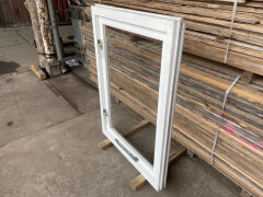 Gebruikte ramen 90 x 130 cm openslaand enkel glas zonder roede - Foto 3