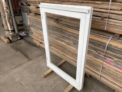 Gebruikte ramen 90 x 130 cm openslaand enkel glas zonder roede - Foto 5