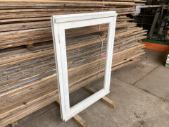Gebruikte ramen 90 x 130 cm openslaand enkel glas zonder roede - Foto 6
