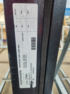 Hardhouten kozijn met dubbele deur - Foto 5