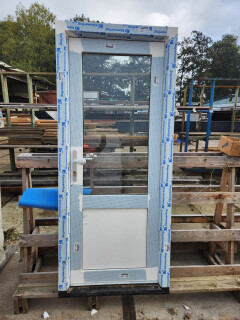 Kunststof deur met kozijn - Foto 2